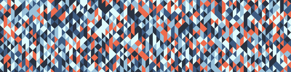 Pattern with random colored Diamonds Generative Art background illustration