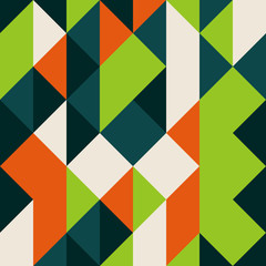 Pattern with random colored Diamonds Generative Art background illustration