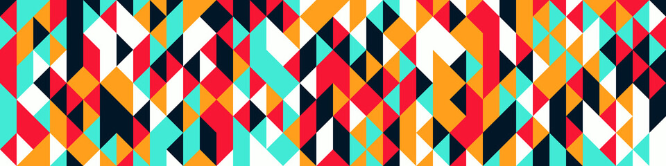 Pattern with random colored Diamonds Generative Art background illustration