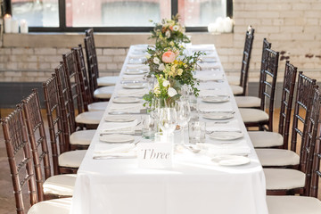 elegant table setting