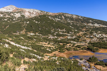Fototapeta premium Landscape of Fish (Ribni) Lakes, Pirin Mountain, Bulgaria
