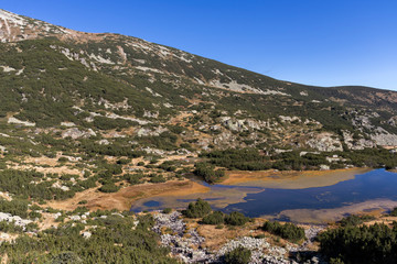 Fototapeta na wymiar Landscape of Fish (Ribni) Lakes, Pirin Mountain, Bulgaria