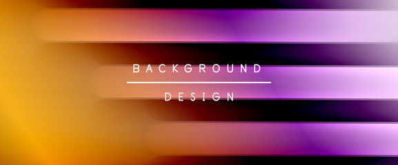 Dynamic trendy fluid color gradient abstract background with flowing wave lines. Vector Illustration