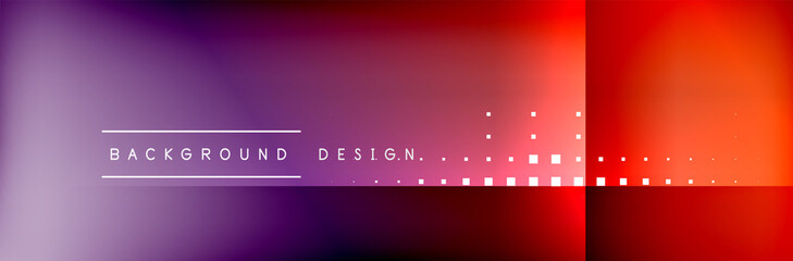 Obraz premium Abstract background - squares and lines composition created with lights and shadows. Technology or business digital template