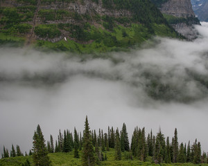 Mount Oberlin at Logan Pass