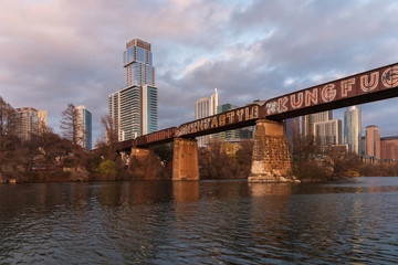 Austin Skyline at sunset