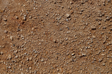 Soil on the ground as texture and background