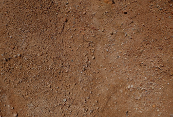 Soil on the ground as texture and background