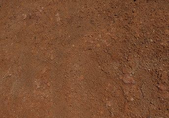 Soil on the ground as texture and background