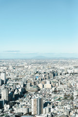 東京都豊島区池袋から見た東京の景色