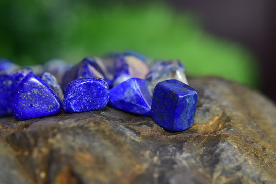 Lapis Lazuli Beautiful natural blue stone For making jewelry	