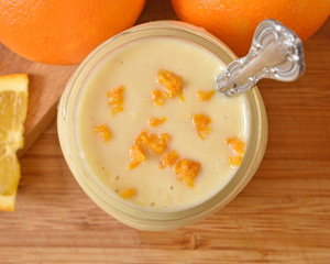 Orange banana smoothie