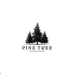 Pine tree Logo design inspiration