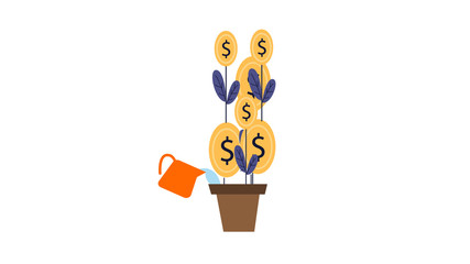  Dollar Tree watered from a watering can