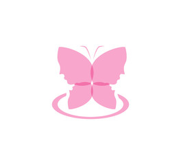 butterfly vector logo concept design template