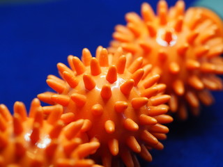 Spiky Orange Textured Roller