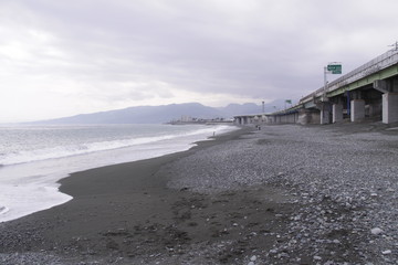 国府津海岸　神奈川県