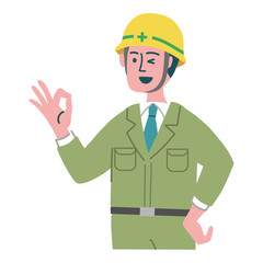 作業服　男性　OK