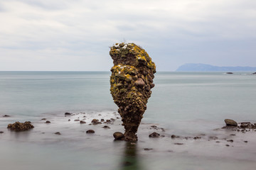 Ebisu Iwa sea stacks in Hokkaido