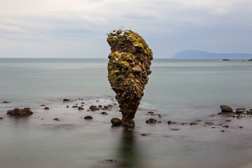 Ebisu Iwa sea stacks in Hokkaido