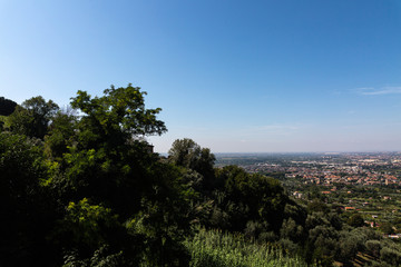 View from balcony in villa d'Este