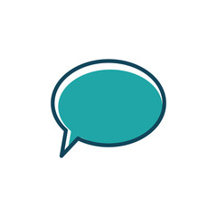 Bubble speech icon 
