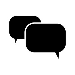 Bubble speech icon vector