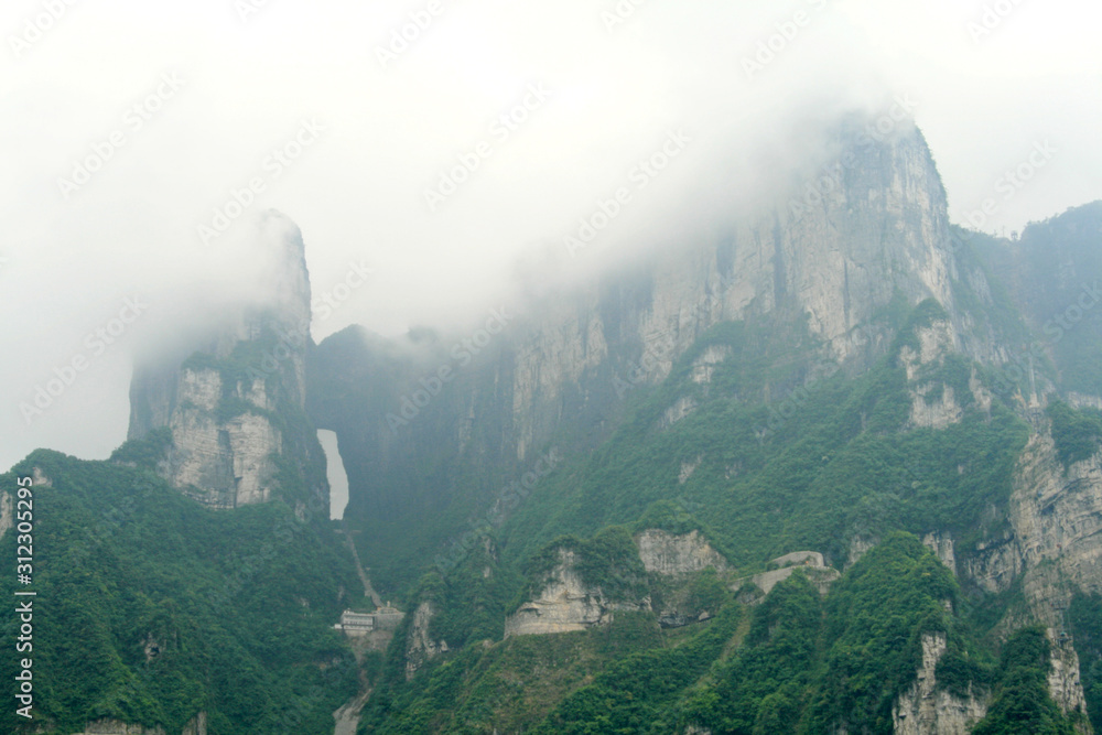 Canvas Prints tianmenshan