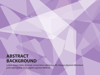 Abstract triangle purple background.