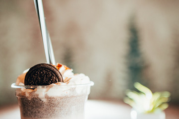 oreo shake close up