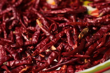 Dried Chili Peppers, Spicy Peppers