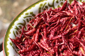 Dried Chili Peppers, Spicy Peppers