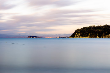 夜明けの逗子海岸