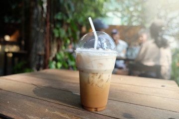 coffee cup in coffee shop