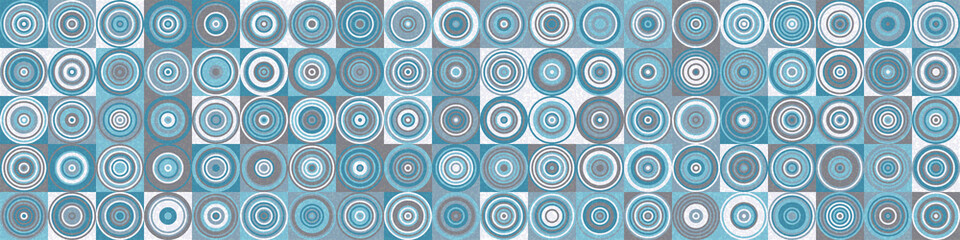 Pattern with random colored Circles Generative Art background illustration