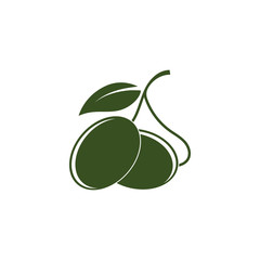 Olive logo template vector icon illustration