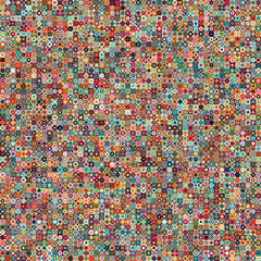 Pattern with random colored Circles Generative Art background illustration