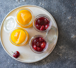 アメリカンチェリーとオレンジピール