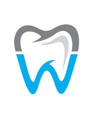 W Orthodontics Logo, W Dental Logo