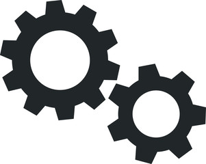 illustration vector icon of setting