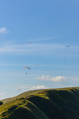 Paragliding in England