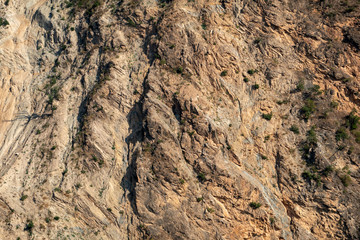 Jagged Cliff Face Background