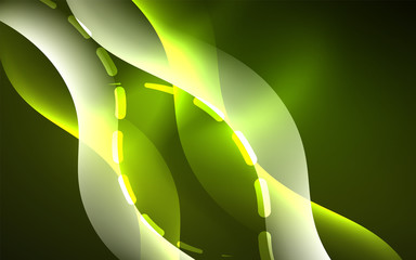 Neon abstract background. Background decoration. Trendy graphic design.