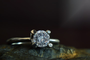 Diamond ring, luxury wedding ring, expensive	