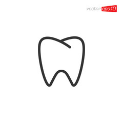 Tooth Dental Icon Design Vector