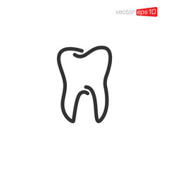 Tooth Dental Icon Design Vector