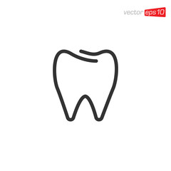 Tooth Dental Icon Design Vector