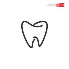 Tooth Dental Icon Design Vector