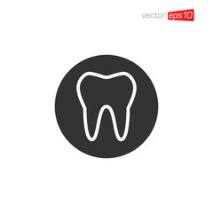 Tooth Dental Icon Design Vector