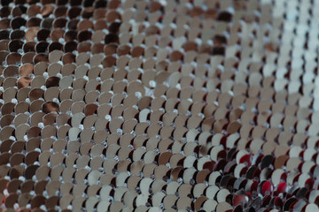 Closeup shot of textured metal 